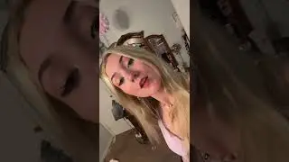 Blonde Woman Lip-Syncing to Music#lipsync #musicvideo #blondehair #entertainment