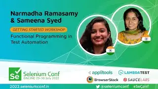 Functional Programming in Test Automation by Narmadha Ramasamy & Sameena Syed #SeConf 2022