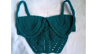 CROCHET BRAIDED ROPE TOP| CROCHET CROP TOP TUTORIAL STEP BY STEP 