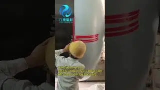 Innovative FRP tank winding machine! perfect for your production needs.  #fiberglass #machine #frp