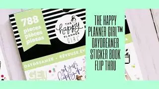 The Happy Planner Girl&trade; Daydreamer Sticker Book Flip Thru