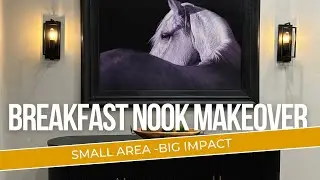 SMALL EAT-IN KITCHEN NOOK MAKEOVER | DIY