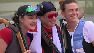 Zuzana Reh&aacute;k-&Scaron;tefečekov&aacute; wins first gold for Slovakia in Shooting Women's trap