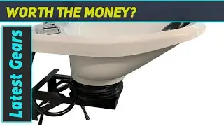 White Wall-Mounted, ABS Plastic, Tilting Shampoo Bowl TLC-W13-WT: The Best Addition to Your