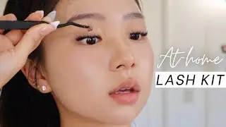 DOES DIY LASH KIT WORK ON MONOLID EYES? | AT-HOME LASH EXTENSIONS