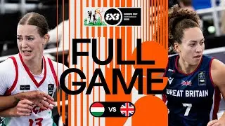 Hungary 🇭🇺 vs Great Britain 🇬🇧 | Women | Full Pool Game | FIBA 3x3 Europe Cup 2025