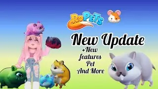 New Update in Ropets Game +New features,Pet Hamster🐹 And More