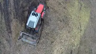 Antonio Carraro TRH with FAE Forestry Mulcher