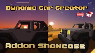 Dynamic Car Creator Addon//Minecraft//Showcase//1.18+