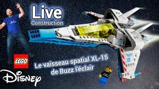 LEGO Disney 76832 Le Vaisseau Spatial XL-15 de Buzz en Live Construction