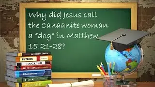 Why did Jesus call the Canaanite woman a 