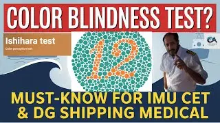 Merchant Navy Colour Blindness Test Explained | Ishihara Chart & DG Shipping Guidelines