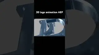 Cinematic 3D logo display and reveal from different angles #logoanimation #aftereffects