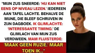 Mijn zus sneerde: 'Je zoon kan niet eens fatsoenlijk lezen.' De familie lachte hard. Behalve mijn...