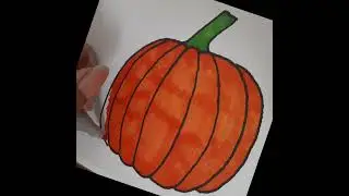 Coloring asmr relaxing orange color