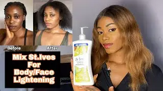 How I Safely Lighten My Skin With The Regular Face and Body Cream/Lotion | ST.Ives Review