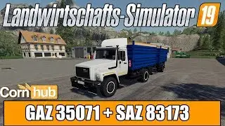 LS19 Modvorstellung - GAZ 35071 + SAZ 83173 - Farming Simulator 19 Mods