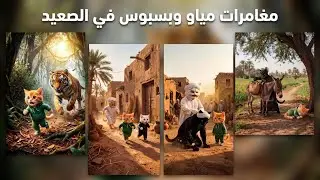 تجميعه لمغامرات مياو وبسبوس في الصعيد #cats #cat #catvideos #catlovers #catlife #ai #viral #fyp #قطط