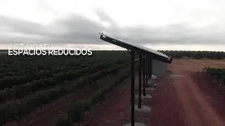 Estructura elevada en porche reducido