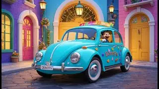 Benny Bus Magical City Ride | Fun Song for Kids | Join Benny for a Ride Through the Magical City
