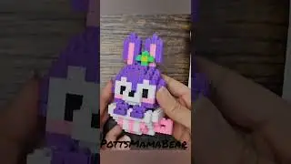 Mini Blocks from Temu | Purple Bunny