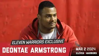 Deontae Armstrong discusses first two months at Ohio State, how his first winter workouts have gone