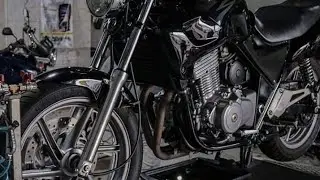 troca das pastilha freio traseiro,cb 500