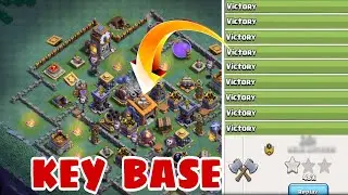 New BEST Builder Hall 8 Base Layout With Extra Walls | Best Bh8 Base Design w/PROOF | Clash of Clans