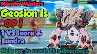 Monster masters battle against kavin 2123|Game🎮|Viral|Youtube|Subscribe|Geosion is OP|Pokemon like|