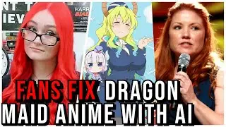 Fans FIX Dragon Maid's CRINGEY Jamie Marchi Patriarchy Scene With AI, Woke Anime Localizers REPLACED