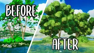 Как я сделал деревья и траву в стиле Ghibli в UNREAL ENGINE 5.7 (это проще, чем вы думаете)