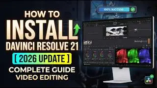 How to Install DaVinci Resolve 21 for Windows 11 [ 2026 Update ] Video Editing | Complete Tutorial