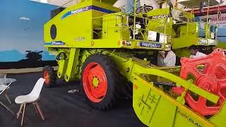 Heavy machinery in agriculture exhibition 
