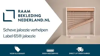 Scheve jaloezie verhelpen ➤ Raambekleding Nederland