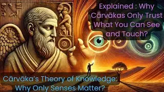 Charvaka Philosophy Explained: Why Only Senses Can Be Trusted! Theory of Knowledge.