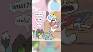 Bedtime! (Litterbox Comic Dub) #comic #animalcomics