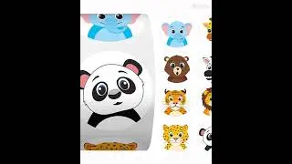 🔥 Cute Cartoon Stickers | Kids&rsquo; Fun & DIY Gift Labels &ndash; 46% OFF! | THAI Famcart Hub | Viral Shorts