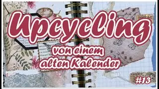 Calendar by Action || Upcycling || Leftover paper || Craft with me || #13