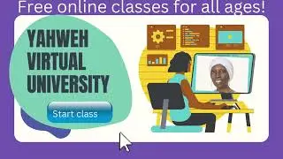 YVU Free Online Lessons | Sign up today | Yahweh online learning