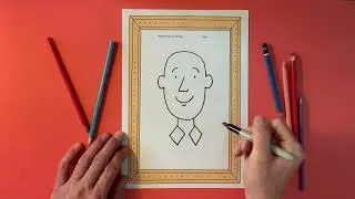 How to draw a self-portrait by Nick Sharratt
