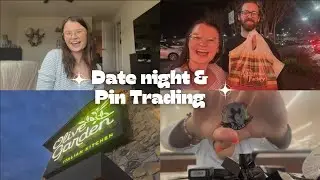 Date Night Vlog !! Pin Trading & Pin Unboxing