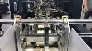 how to adjust feeding section of folder gluer #Packaging #Printing