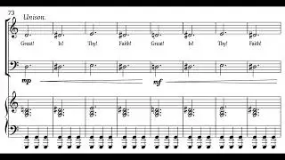 Great Is Thy Faithfulness (Arr . J.  Hoddinott)