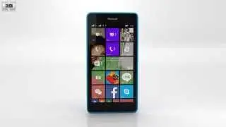 Microsoft Lumia 540 Blue 3D model by 3DModels.org