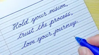 Best Life Quotes & Motivation Quotes 06 | Cursive Writing Practice | Cursive Handwriting Practice