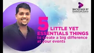 5 Event Essentials | DreamCraft Events