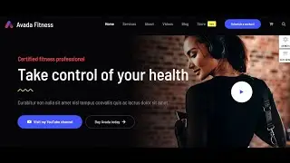 Avada Fitness wordpress theme|Avada|Avada Fitness wordpress theme demo