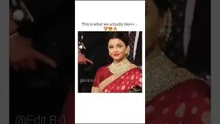 Real way of wearing saree😍#edit #bollywood#trending#shorts#aishwarya#katrinakaif#fashion#EditB1