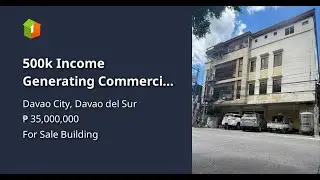 500k Income Generating Commercial Building Obrero Davao city