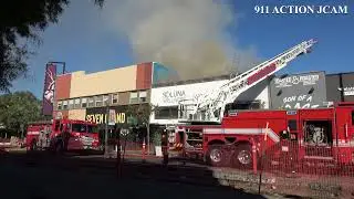 San Diego 2nd Alarm Commercial Fire #SDFD #NORTHPARK #SANDIEGO